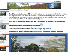 Tablet Screenshot of oekumenisches-zentrum.de